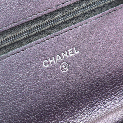 Chanel Quilted Leather Chain Flap Bag Leather Shoulder Bag in New Condition