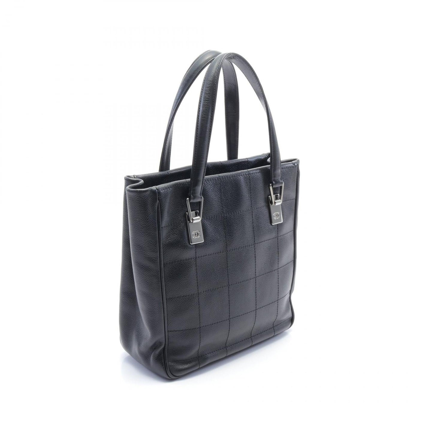 Chanel Caviar Skin Chocolate Bar Tote Bag