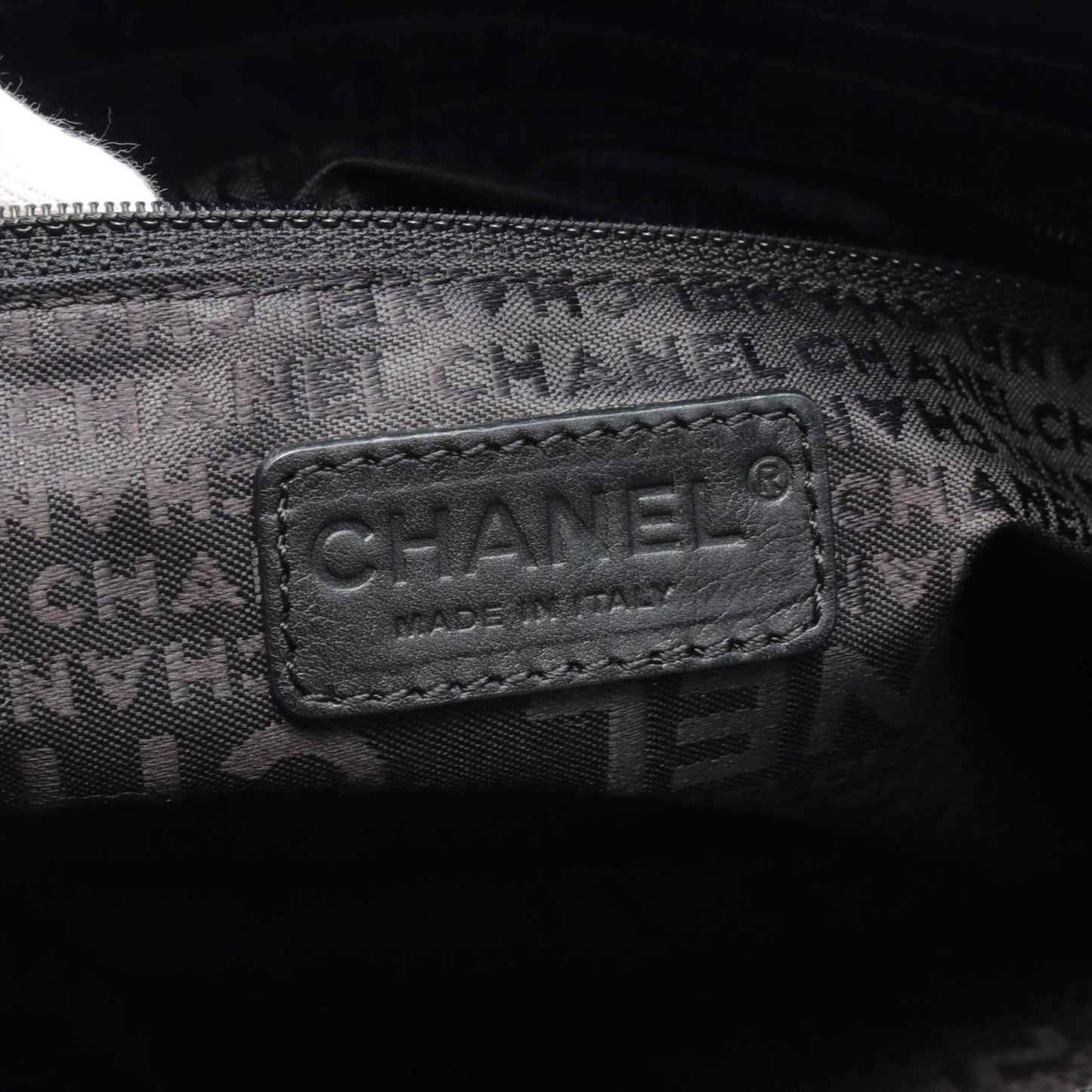 Chanel Caviar Skin Chocolate Bar Tote Bag