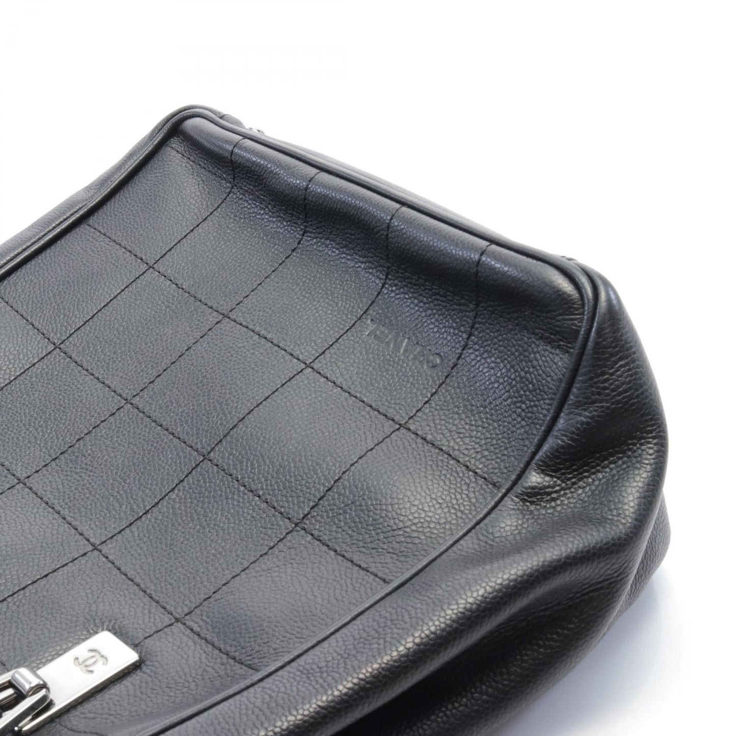Chanel Caviar Skin Chocolate Bar Tote Bag