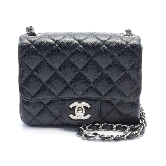 Chanel Mini Matelasse Shoulder Bag Black