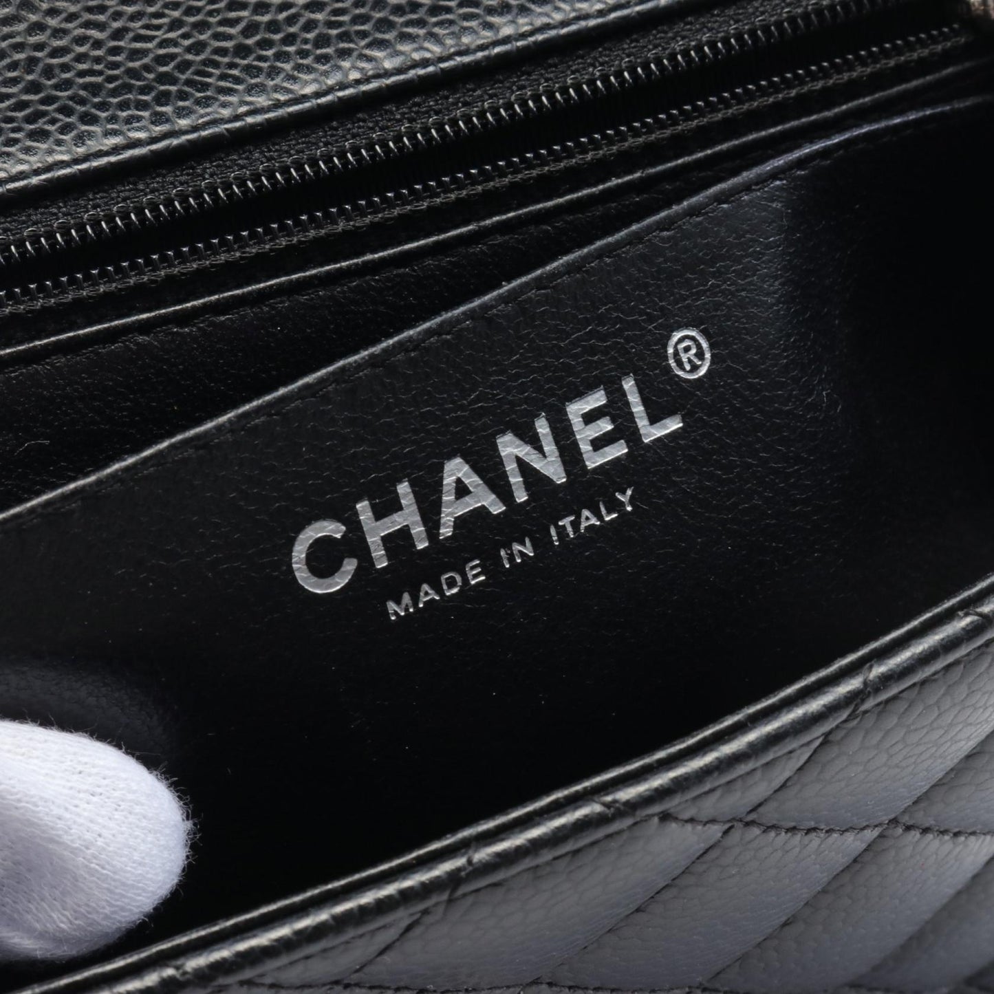 Chanel Mini Matelasse Shoulder Bag Black