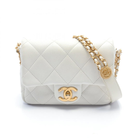 Chanel Mini Matelasse Shoulder Bag Caviar Skin