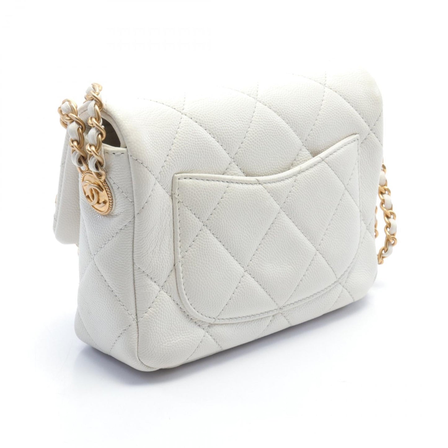 Chanel Mini Matelasse Shoulder Bag Caviar Skin