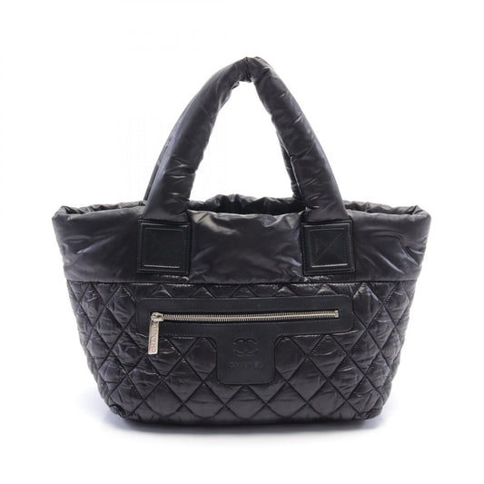 Chanel Coco Cocoon Small Tote Bag Nylon Leather