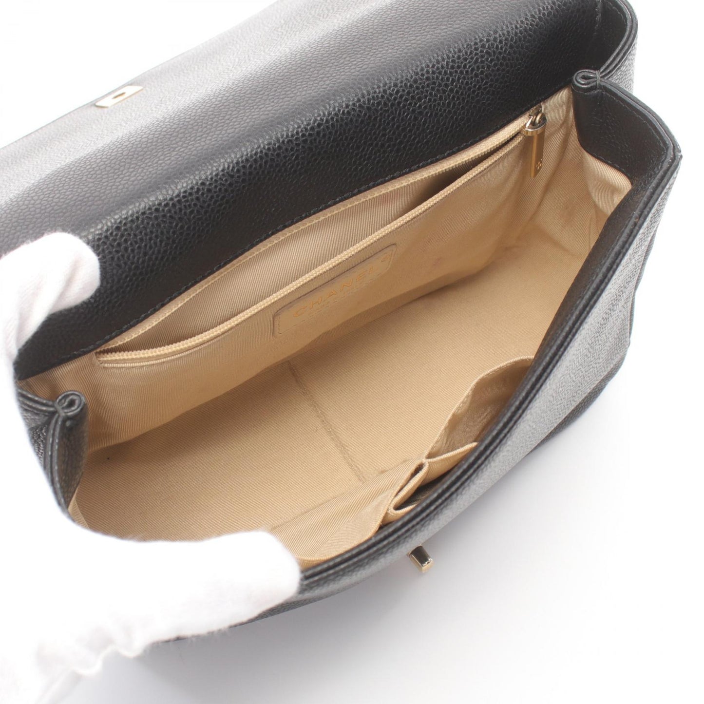 Chanel Caviar Skin Matelasse Shoulder Bag