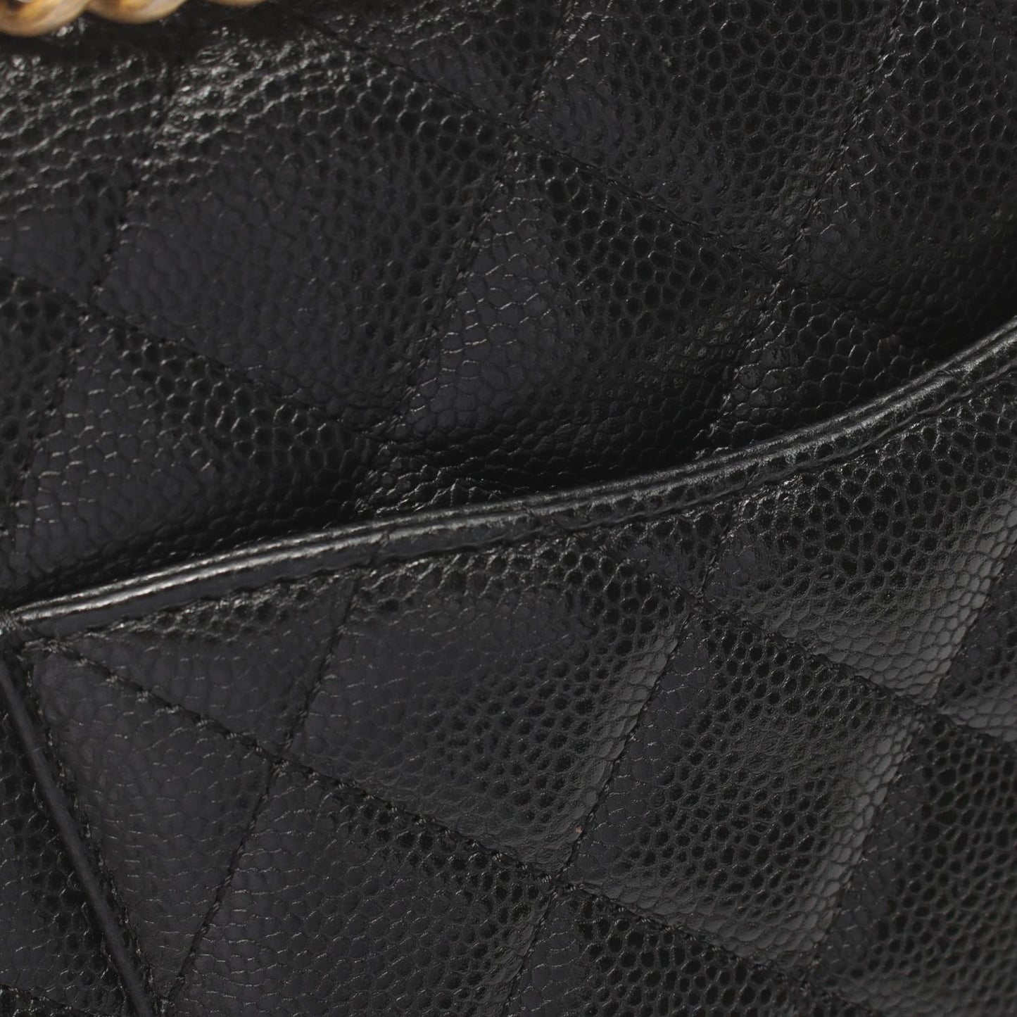 Chanel Caviar Skin Matelasse Shoulder Bag