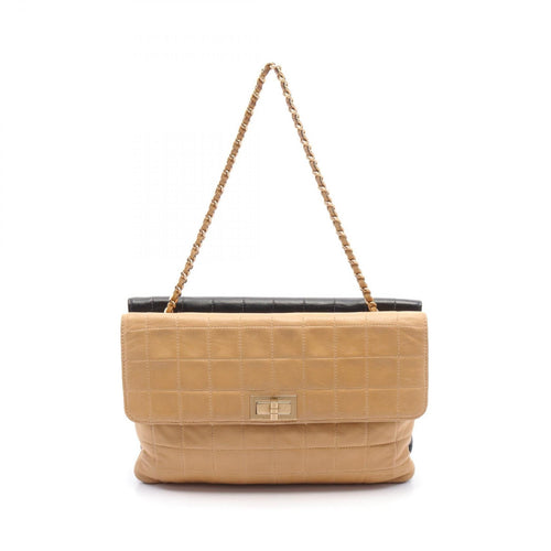 Chanel 2.55 Chocolate Bar Leather Handbag