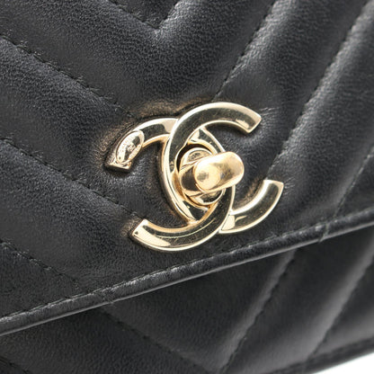Chanel Trendy CC V-Stitch Lambskin Shoulder Bag
