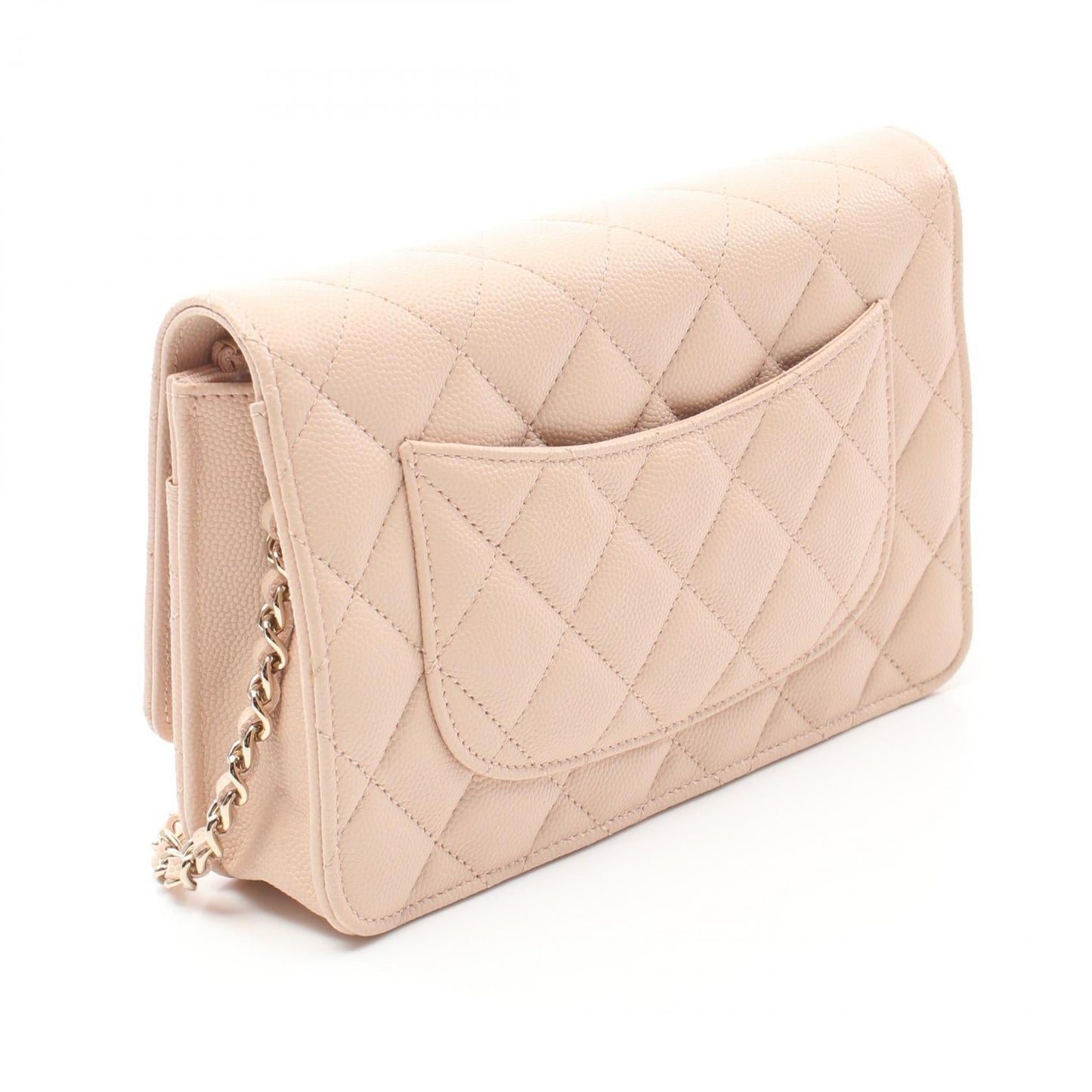 Chanel Matelasse Caviar Shoulder Bag Pink