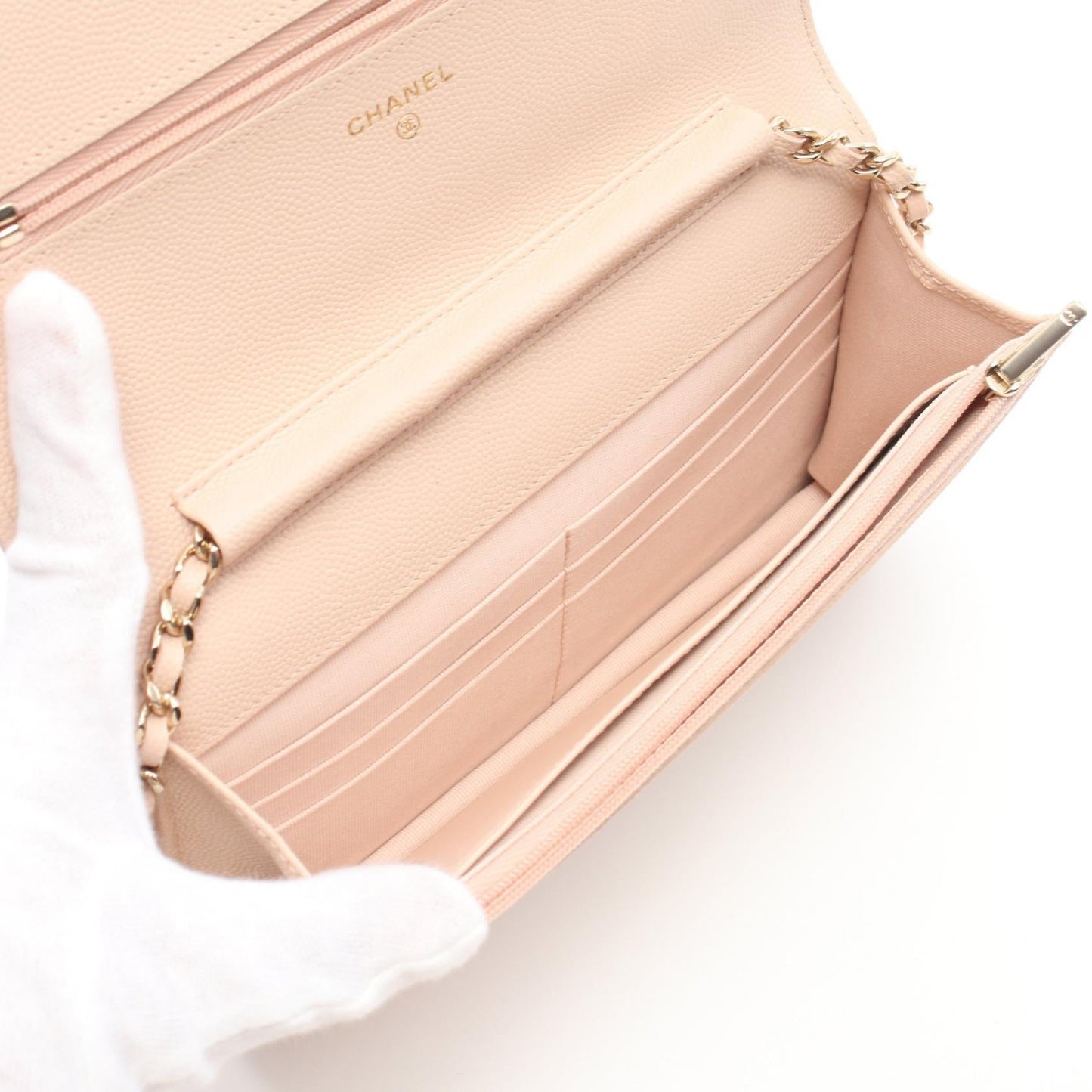 Chanel Matelasse Caviar Shoulder Bag Pink