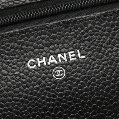 Chanel Matelasse Leather Shoulder Bag Black