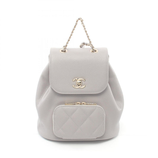 Chanel Leather Backpack Business Affinity