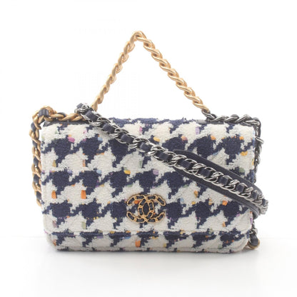 Chanel 19 Fabric Shoulder Bag Multicolor