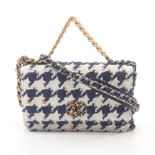 Chanel 19 Fabric Shoulder Bag Multicolor