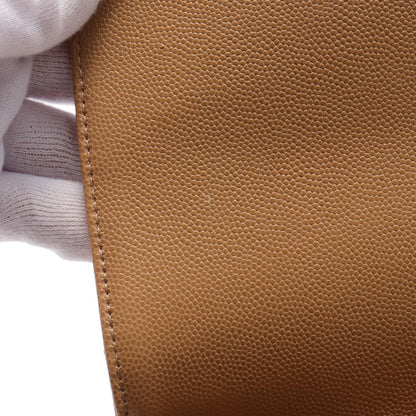 Chanel Caviar Skin Matelasse Shoulder Bag Beige