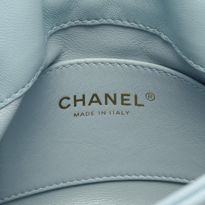 Chanel Matelasse Leather Shoulder Bag Blue