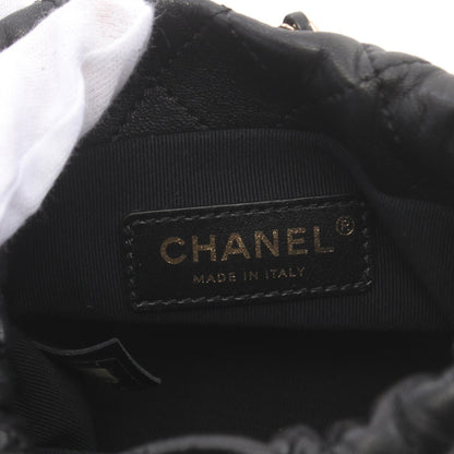 Chanel Matelasse Lambskin Shoulder Bag Black