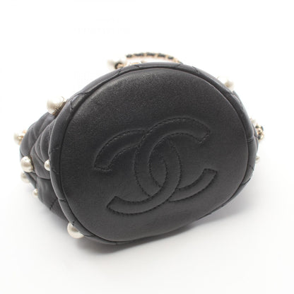Chanel Matelasse Lambskin Shoulder Bag Black