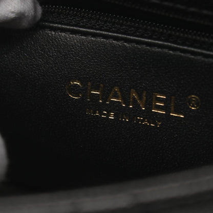 Chanel Caviar Skin Matelasse Shoulder Bag Black