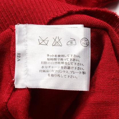 Chanel Cashmere Silk Knit Top Red