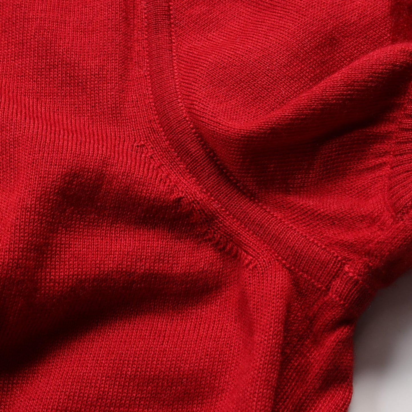 Chanel Cashmere Silk Knit Top Red