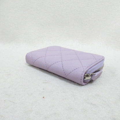 Chanel Caviar Coin Case Purple AP3830