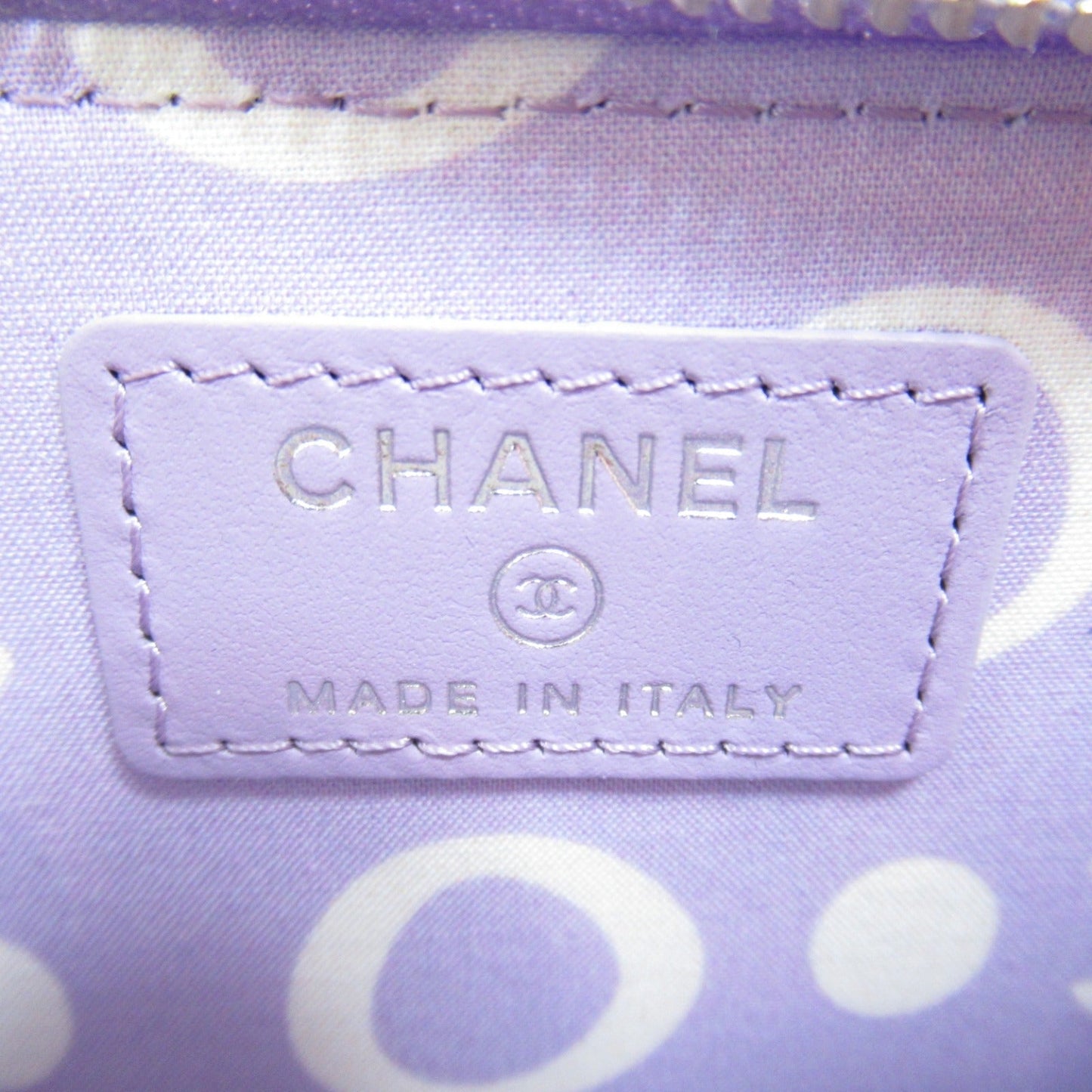 Chanel Caviar Coin Case Purple AP3830