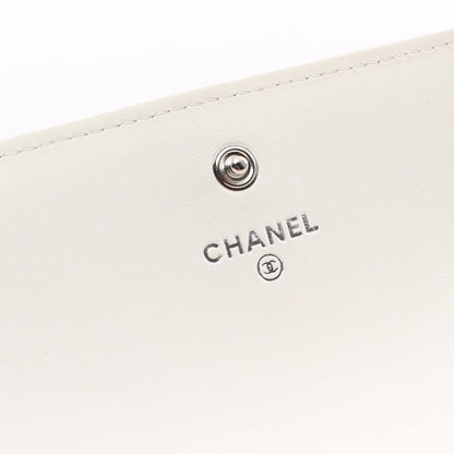 Chanel CC Tweed Long Wallet  Canvas Long Wallet A68809 in New Condition