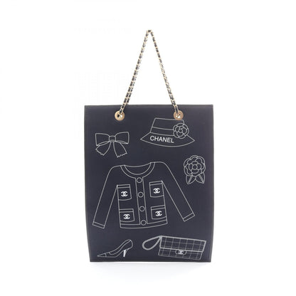 Chanel Leather Fabric Tote Bag