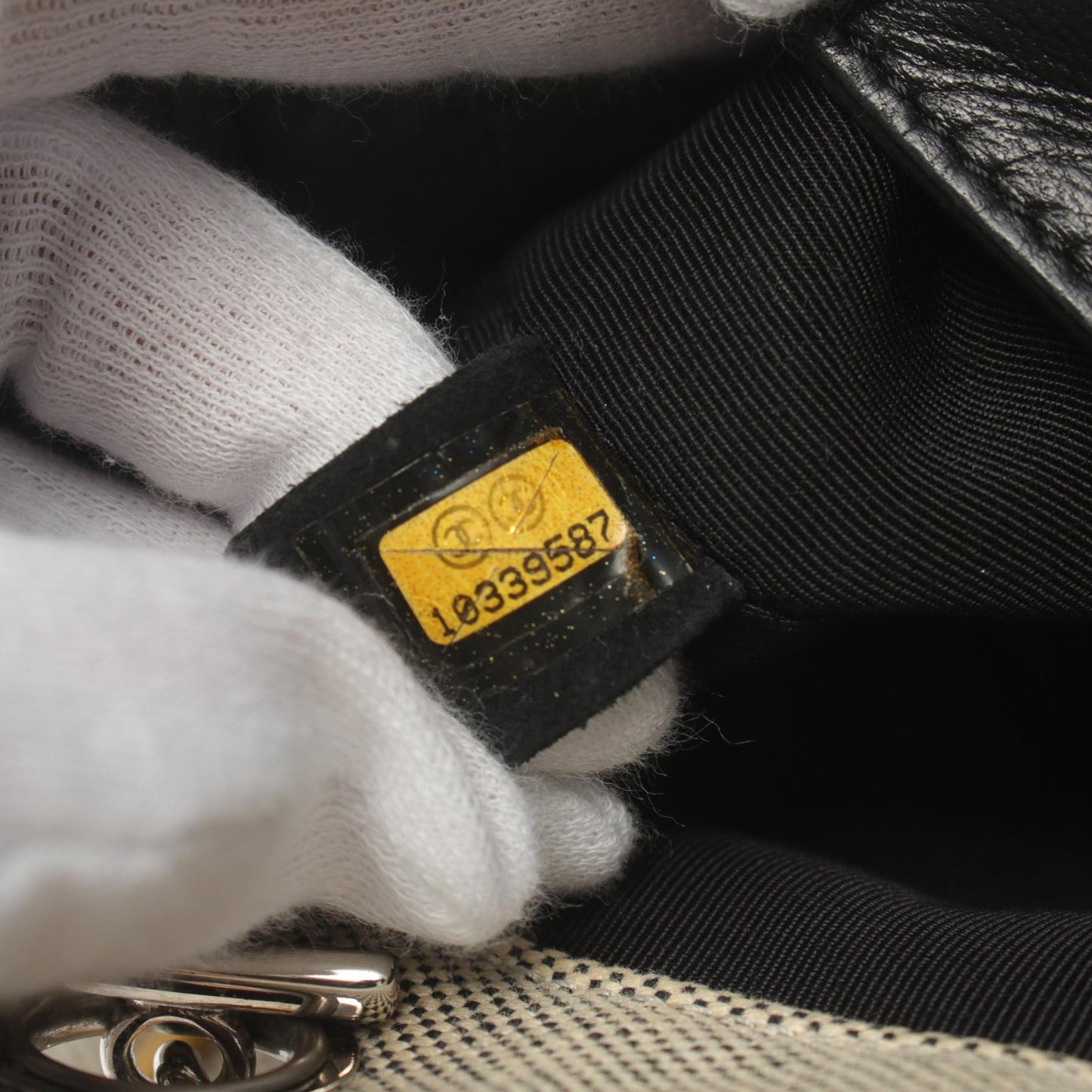 Chanel No.5 Canvas Patent Leather Tote Bag