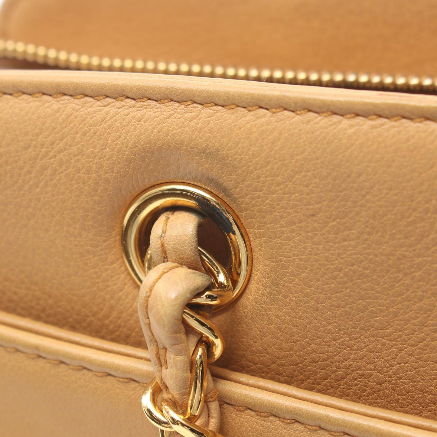 Chanel CC Frame Handbag  Leather Handbag in New Condition