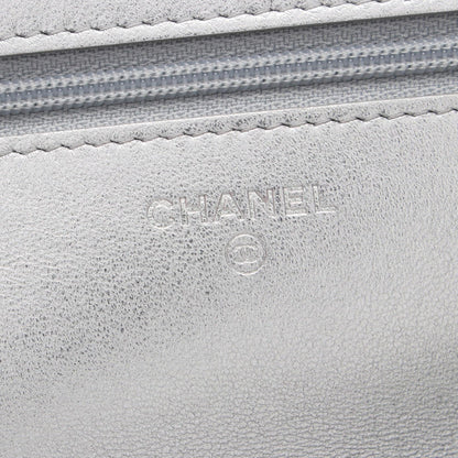 Chanel Quilted Leather Wallet on Chain Leather Crossbody Bag in New Condition