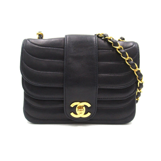 Chanel Mademoiselle Chain Shoulder Bag Leather Shoulder Bag 2417331 in New Condition