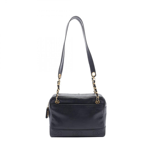 Chanel Caviar Triple CC Shoulder Bag  Leather Shoulder Bag in New Condition