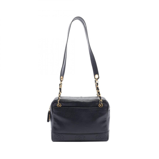 Chanel Caviar Triple CC Shoulder Bag  Leather Shoulder Bag in New Condition