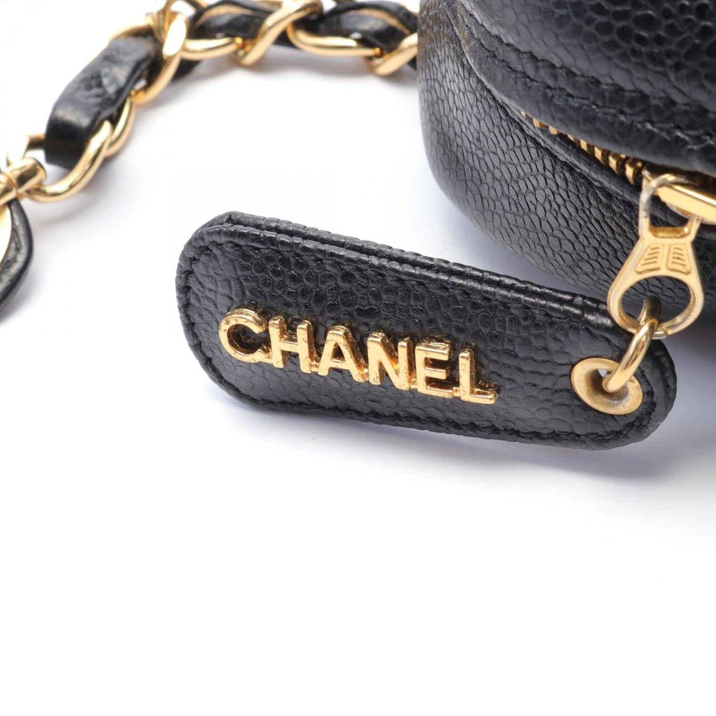 Chanel Caviar Triple CC Shoulder Bag  Leather Shoulder Bag in New Condition
