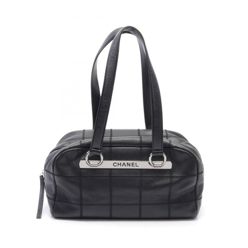 Chanel Caviar Skin Chocolate Bar Shoulder Bag A26135