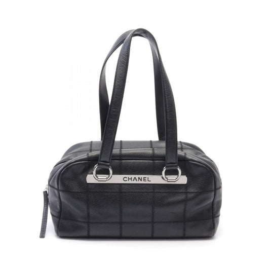 Chanel Caviar Skin Chocolate Bar Shoulder Bag A26135
