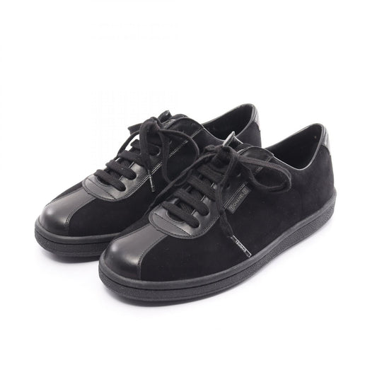 Chanel Suede Leather Coco Mark Sneakers