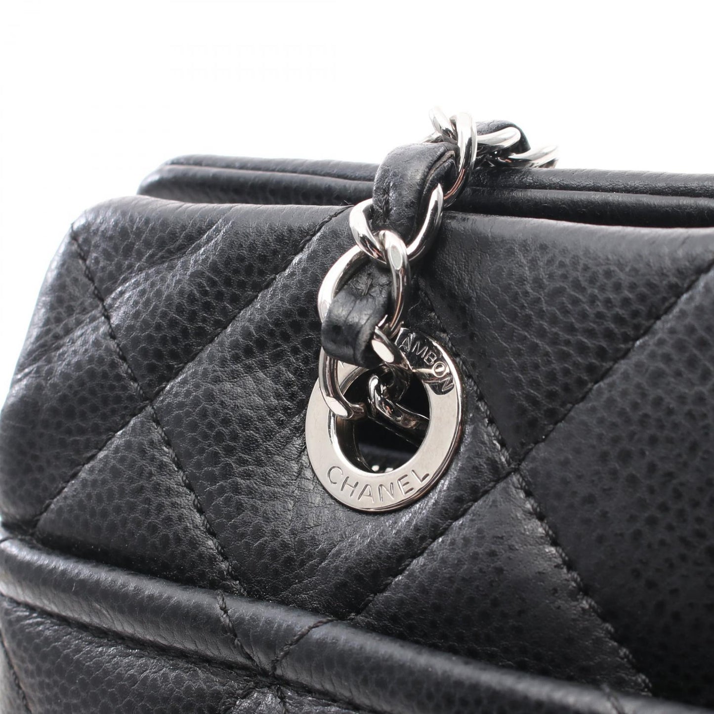 Chanel Caviar Skin Matelasse Tote Bag