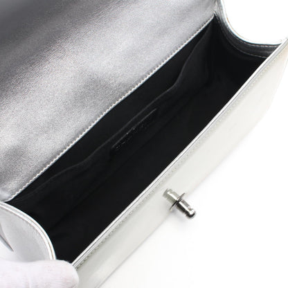 Chanel Boy Matelasse Patent Leather Shoulder Bag