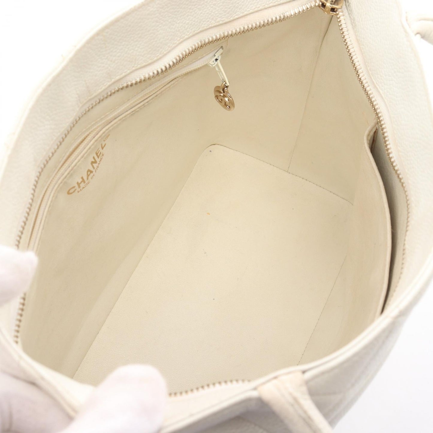 Chanel Caviar Skin Tote Bag