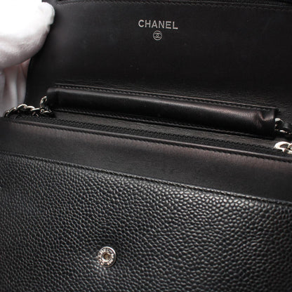Chanel Caviar Skin Coco Mark Shoulder Bag