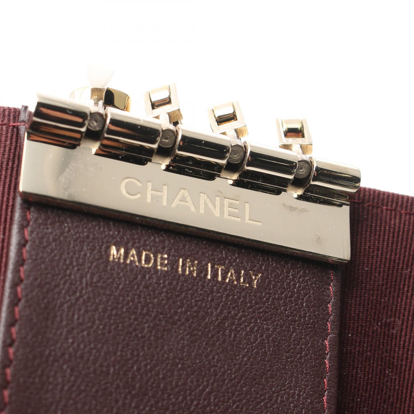 Chanel Matelasse Classic Small Wallet Leather Key Holder AP0214 in New Condition