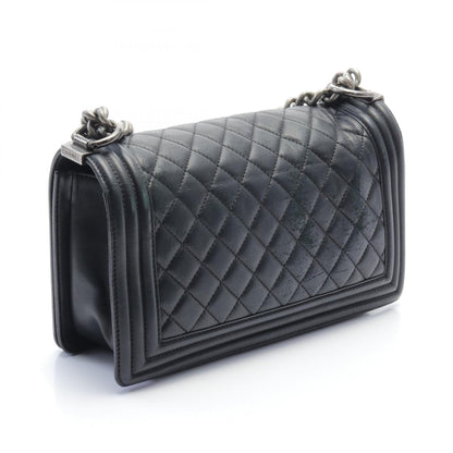 Chanel Boy Chanel Chain Shoulder Bag Leather Shoulder Bag A67086 in New Condition