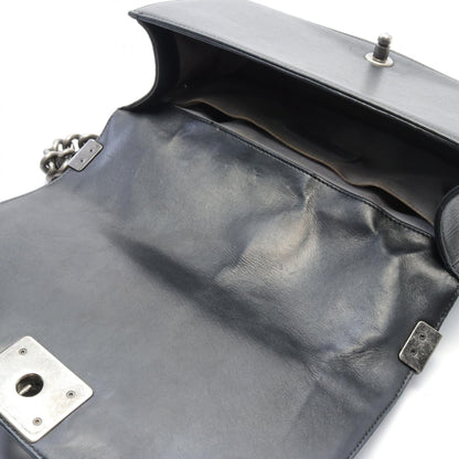 Chanel Boy Chanel Chain Shoulder Bag Leather Shoulder Bag A67086 in New Condition