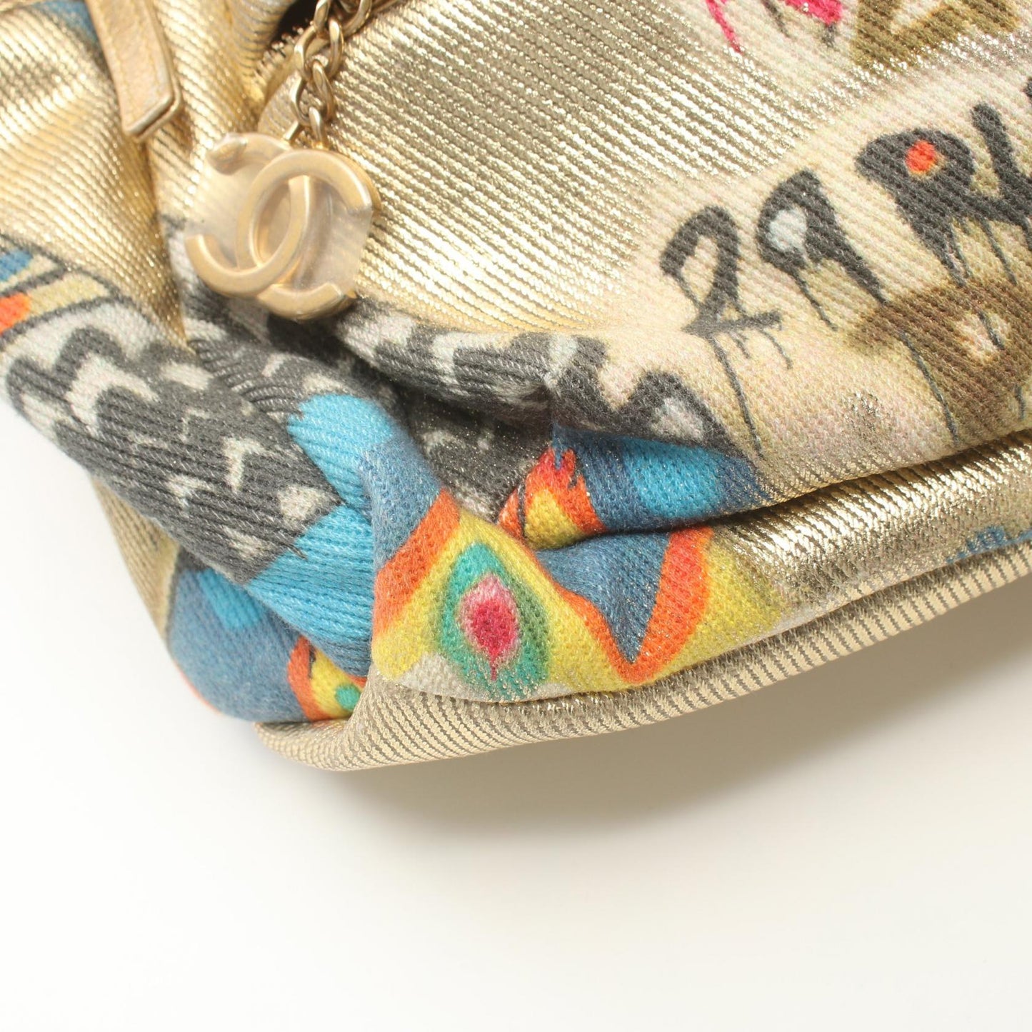 Chanel Canvas Leather Graffiti Backpack AS0867