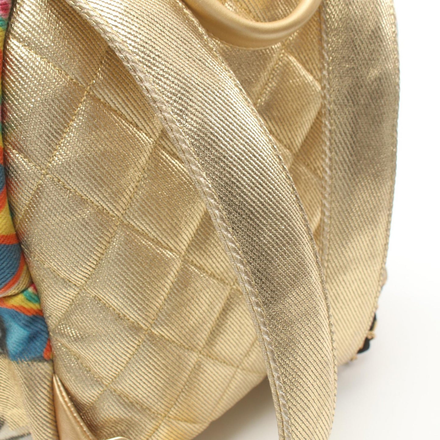 Chanel Canvas Leather Graffiti Backpack AS0867