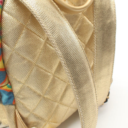 Chanel Canvas Leather Graffiti Backpack AS0867
